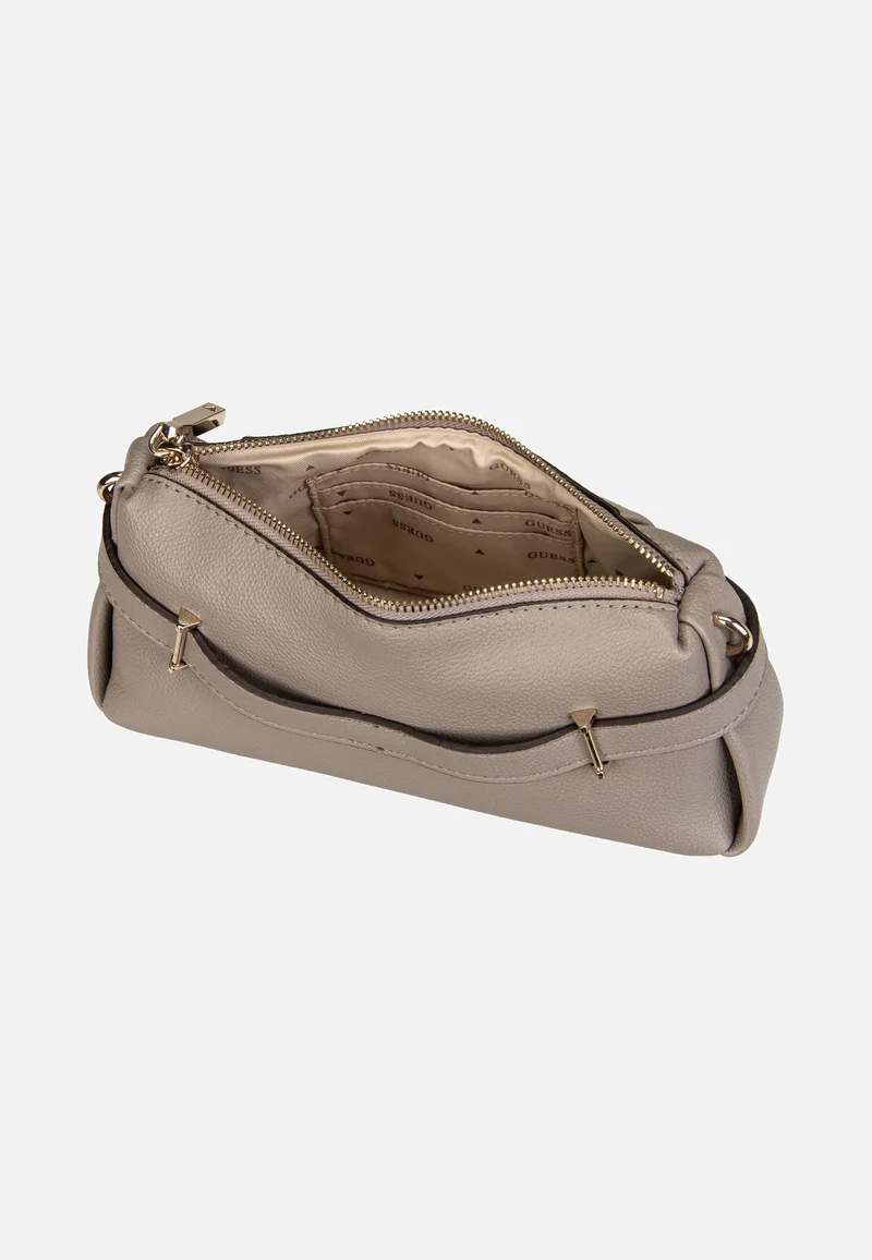Yesba Mini Top Zip Dark Taupe - Umhängetasche