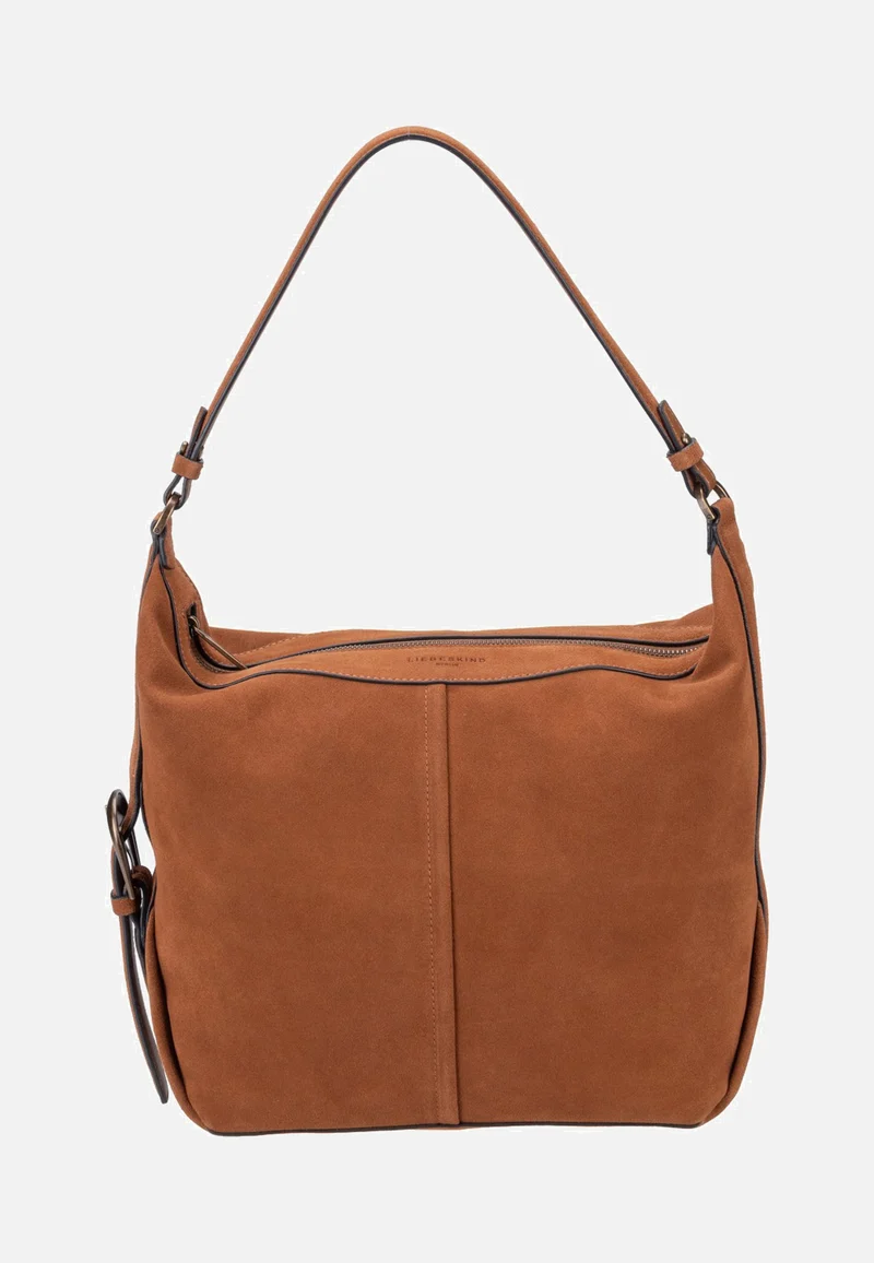 Paris II Hobo M Hydro Suede Brown - Hobo Bag