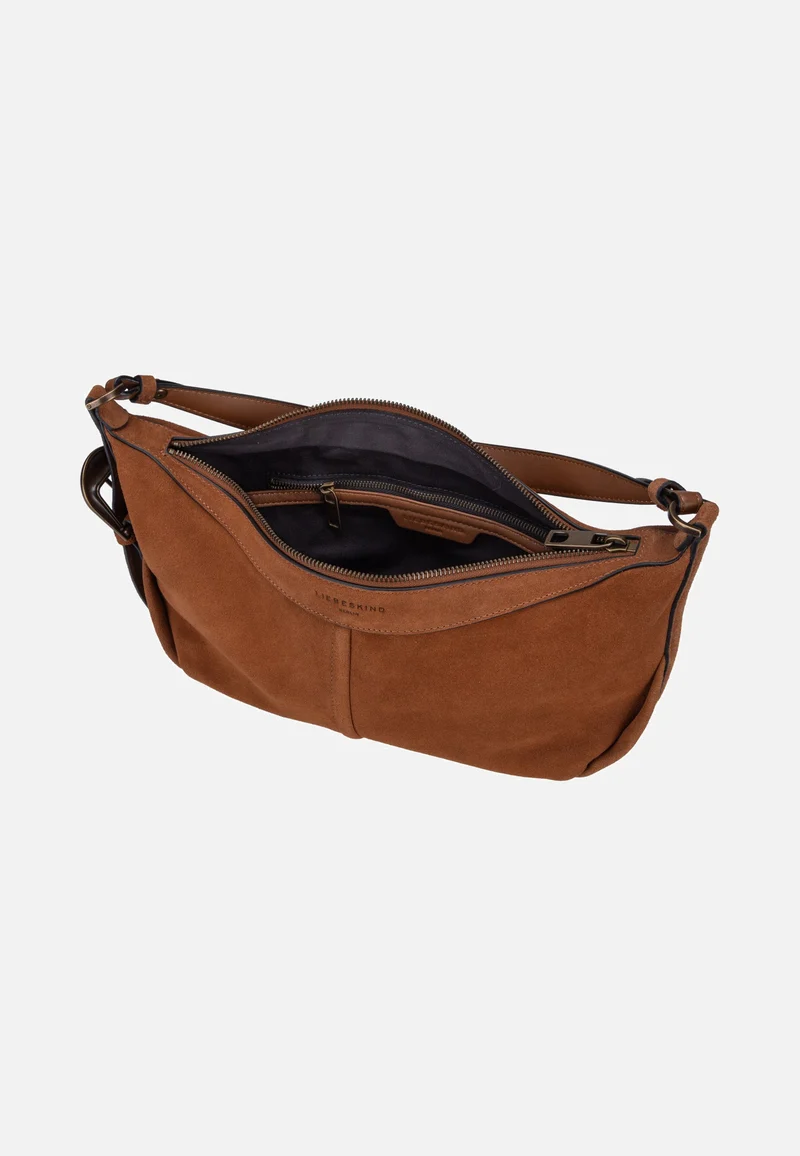 Paris II Hobo S Hydro Suede Brown - Hobo Bag
