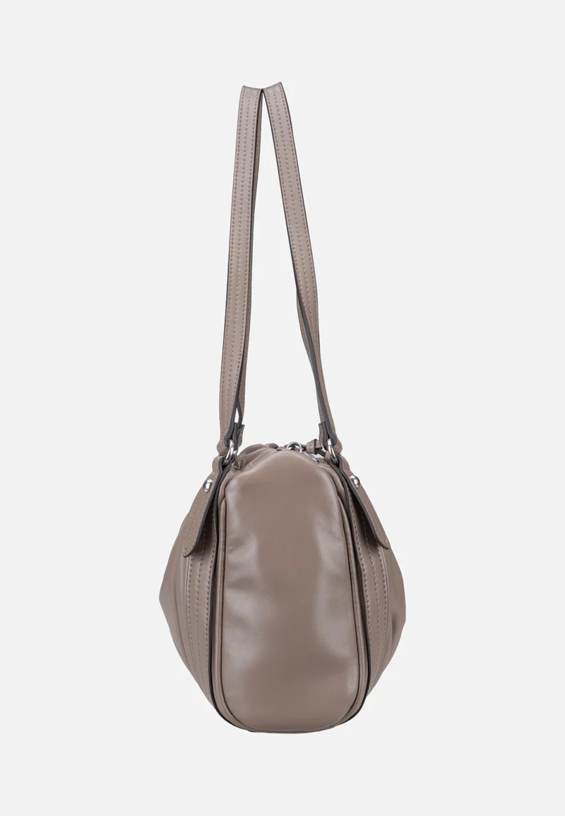 Faye Satchel M Vintage Goat Neutral Grey - Satchel