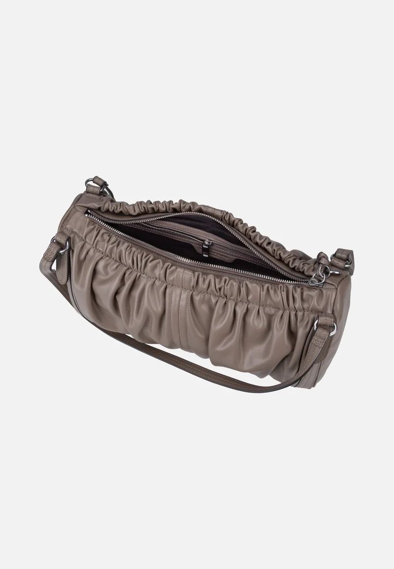 Faye Satchel M Vintage Goat Neutral Grey - Satchel