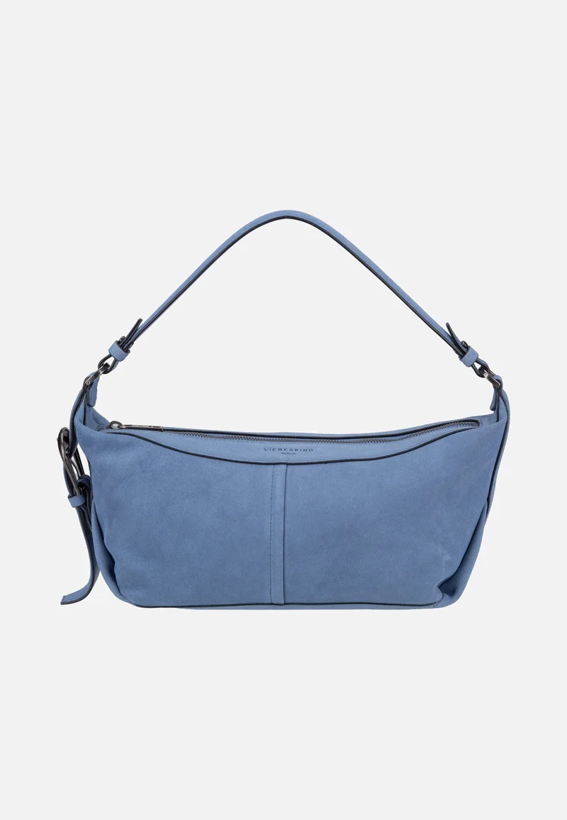 Paris II Hobo S Hydro Suede Flower Blue - Hobo Bag