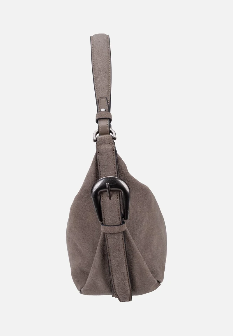 Paris II Hobo S Hydro Suede Neutral Grey - Hobo Bag