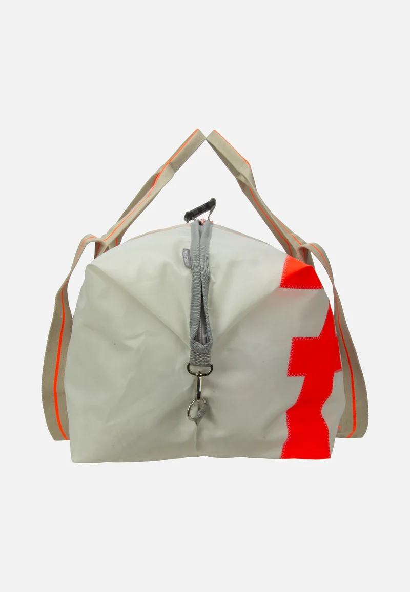 Kutter XL Weiss/Zahl Neonorange - Dufflebag