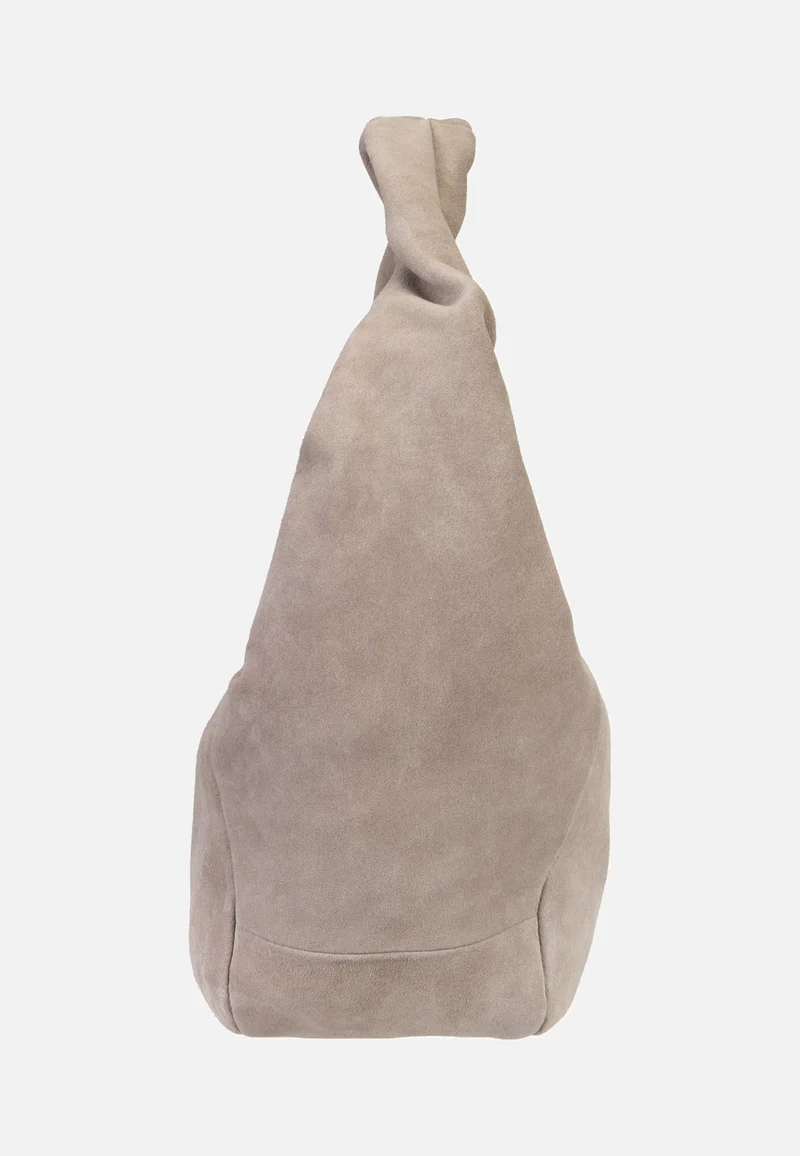 Farrah II Hobo M Hydro Suede Neutral Grey - Hobo Bag