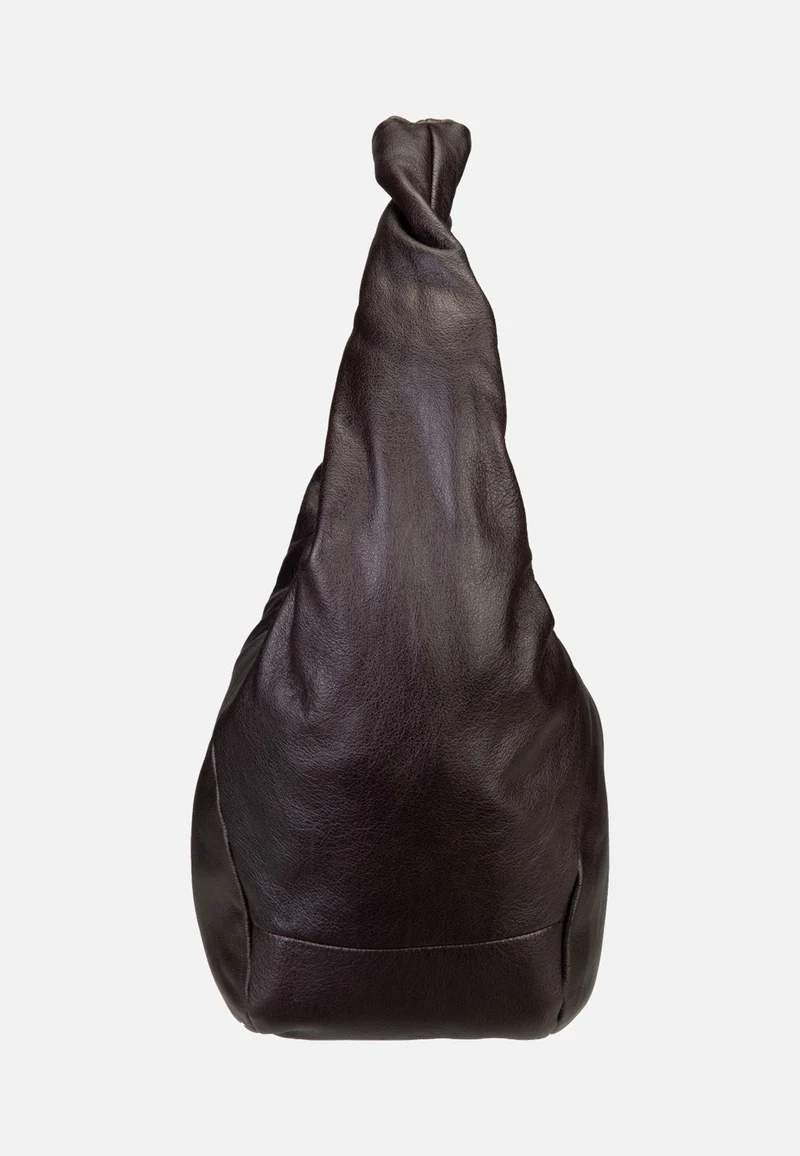 Farrah II Hobo M YAK 3D Leather Deep Soil - Hobo Bag