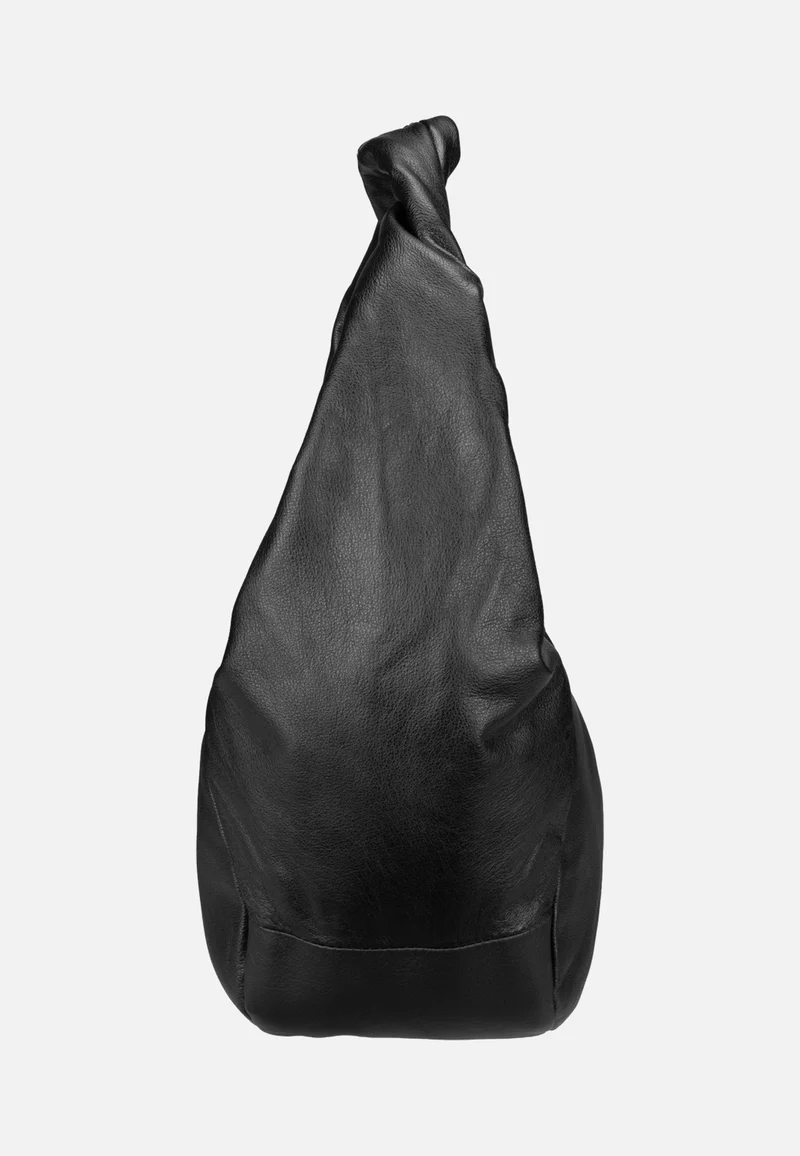 Farrah II Hobo M YAK 3D Leather Black - Hobo Bag
