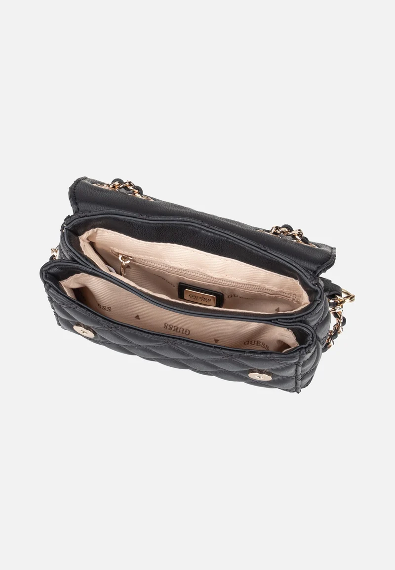 Giully II Mini 2 Comp Conv Flap Black - Abendtasche