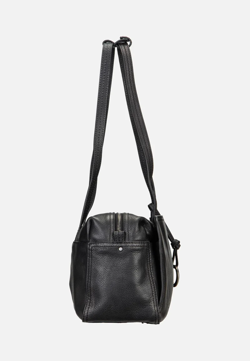 Clarice II Satchel M Vintage Pebble Black - Satchel