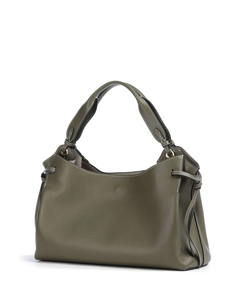 Lancel Swann M Beuteltasche dark khaki