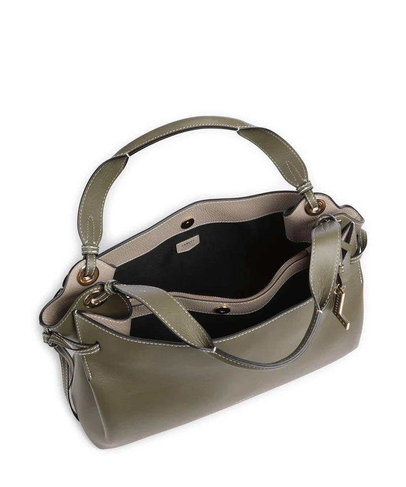Lancel Swann M Beuteltasche dark khaki