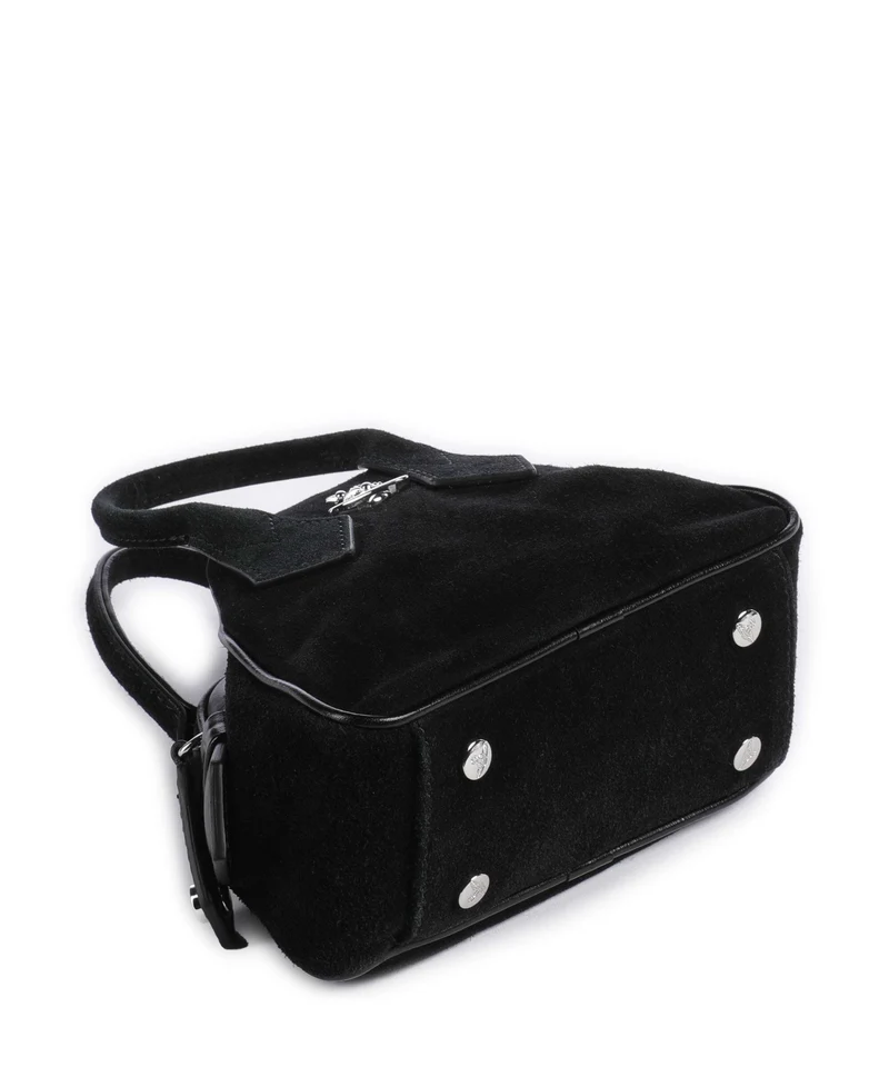Vivienne Westwood Yasmine Suede Mini Umhängetasche black