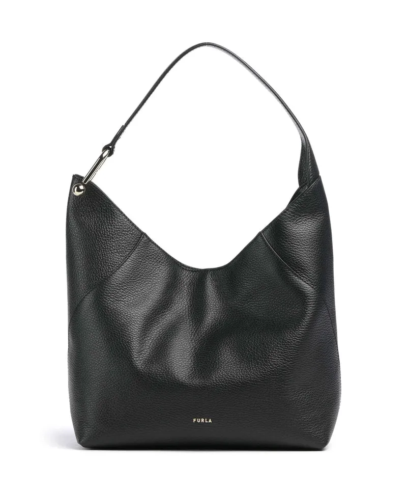 Furla Lara M Beuteltasche nero