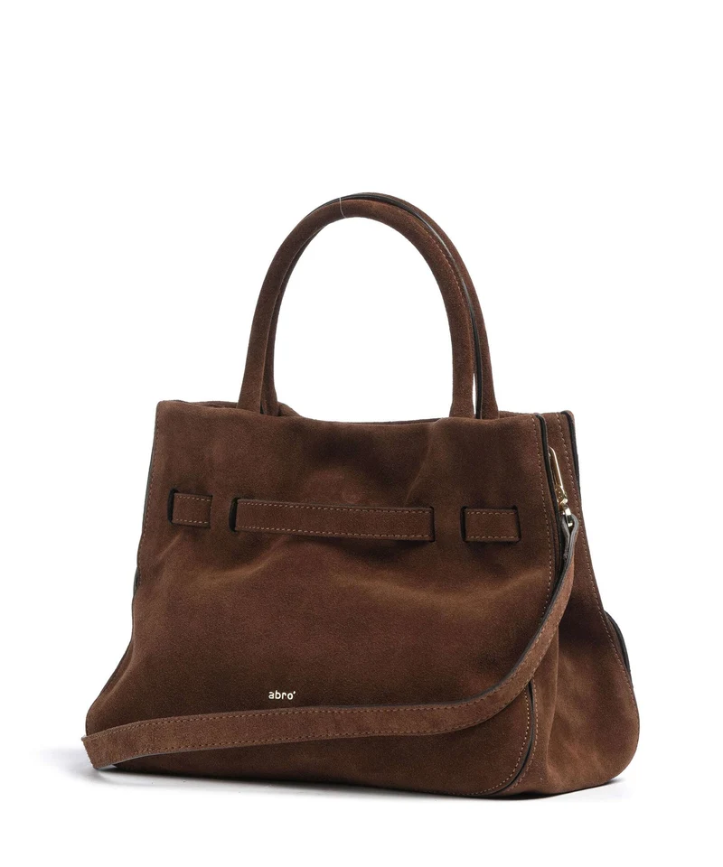 Abro Suede Jill Handtasche wood