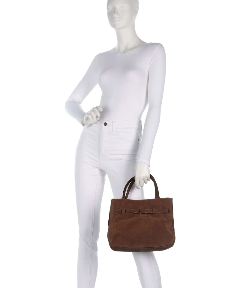 Abro Suede Jill Handtasche wood