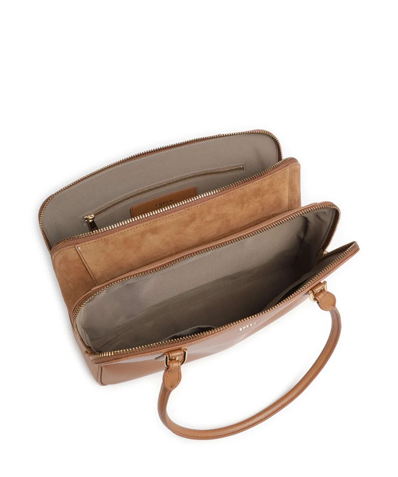 Furla Giulia L Schultertasche tabacco