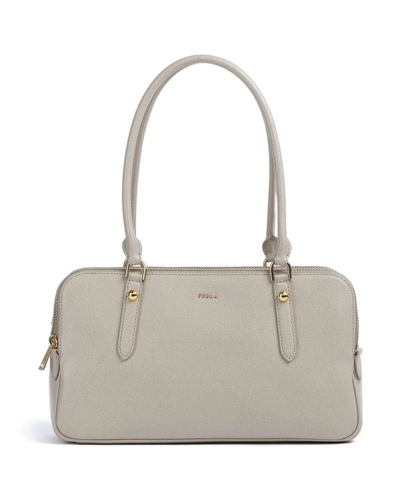 Furla Giulia M Schultertasche linen