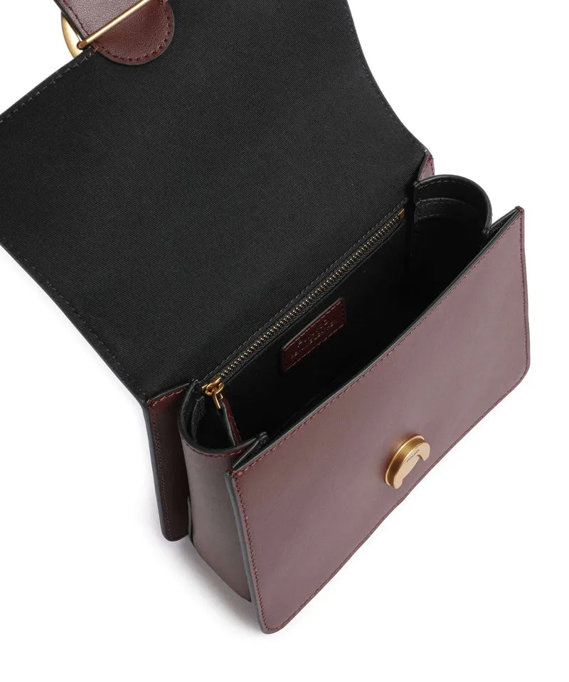 Pinko Love One Mini Handtasche burgundy wine/antique gold