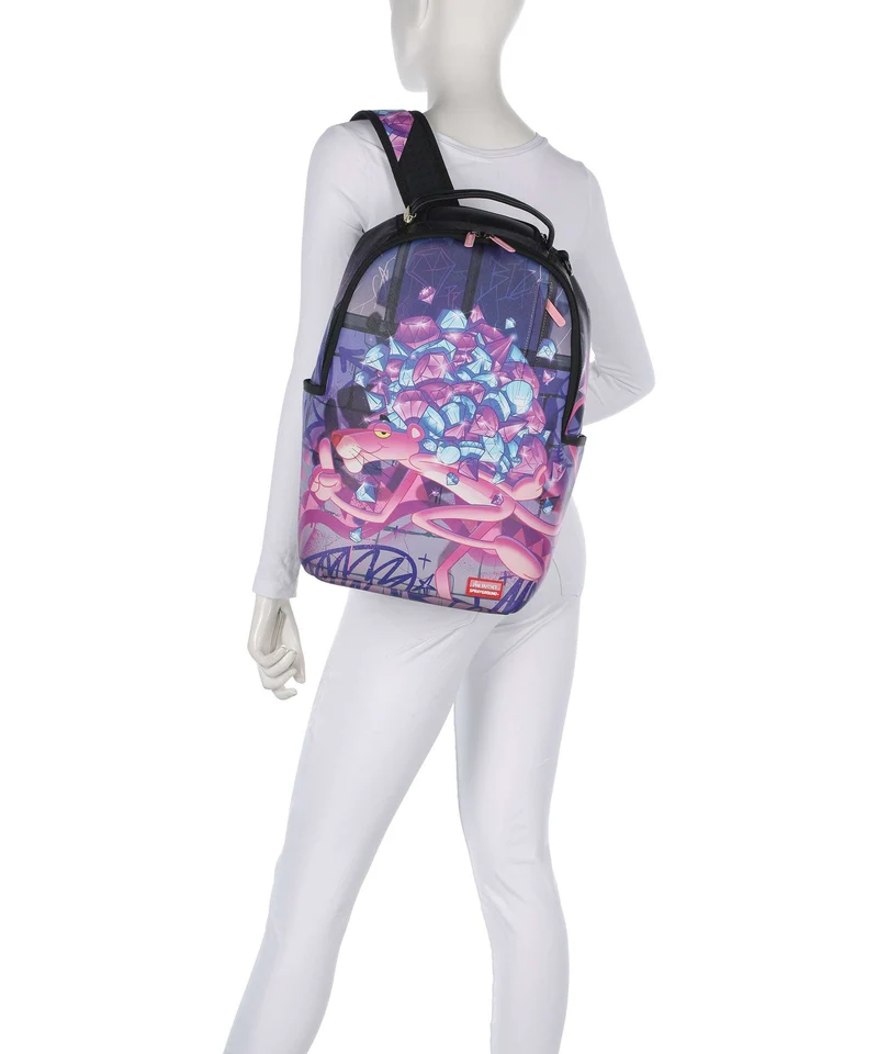 Sprayground Pink Panther Diamond Heist Rucksack multicolour