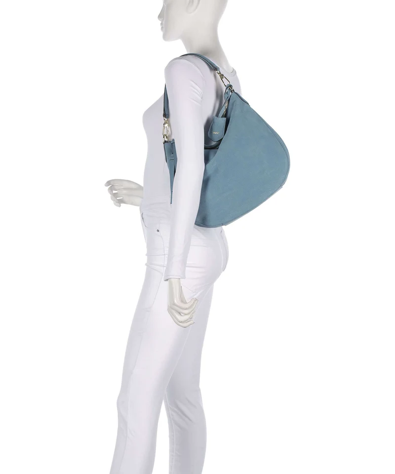 Abro Suede Juna Small Beuteltasche sapphire