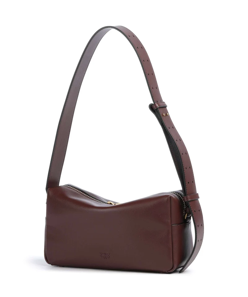 Pinko Schultertasche burgundy wine/antique gold
