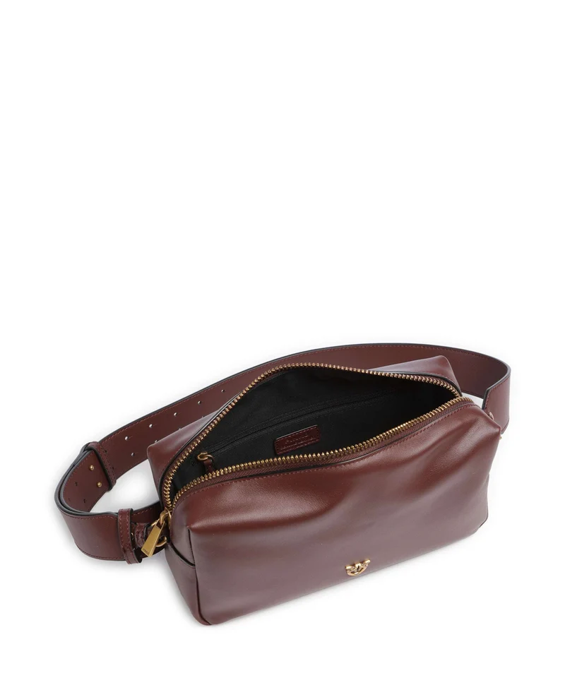 Pinko Schultertasche burgundy wine/antique gold