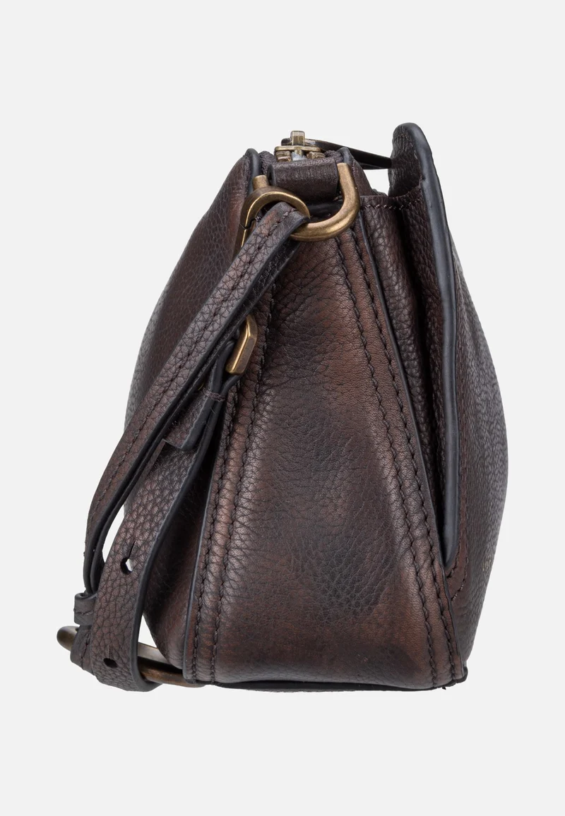 Clarice II Crosbody M Vintage Pebble Deep Soil - Crossbody Bag