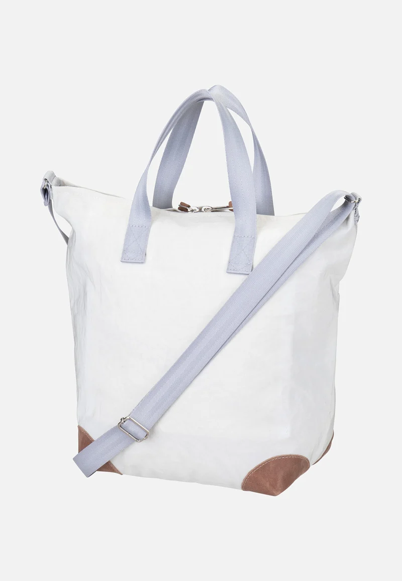 Deern Mini Stencil-Weiß/Grau - Tote Bag