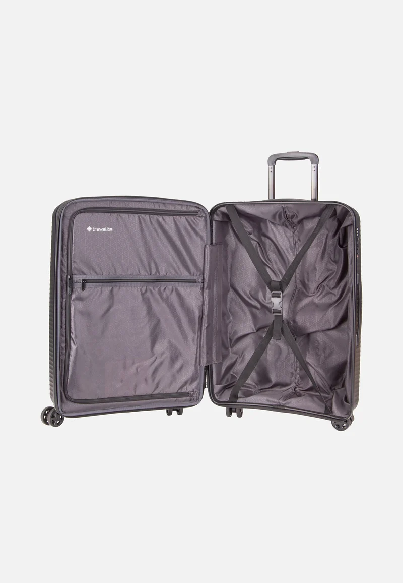Air Stripe Trolley 4w M exp. Black - Koffer