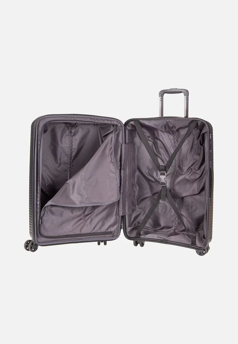 Air Stripe Trolley 4w M exp. Black - Koffer