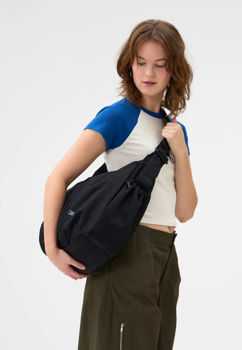 Slouchy Bag Black - Sling Bag