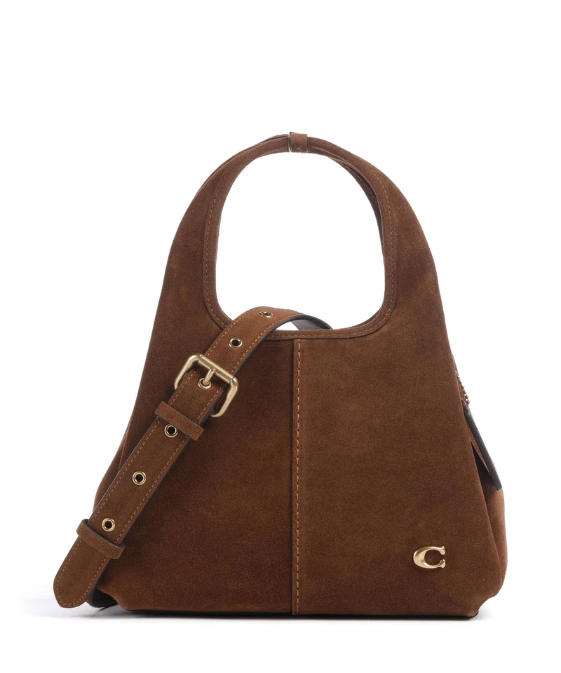 Coach Lana Suede 23 Handtasche warm brown