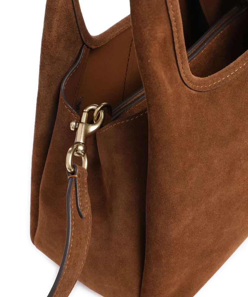 Coach Lana Suede 23 Handtasche warm brown