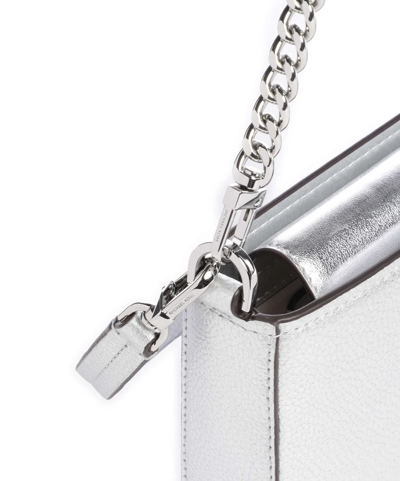Michael Kors Bryant Small Schultertasche silver