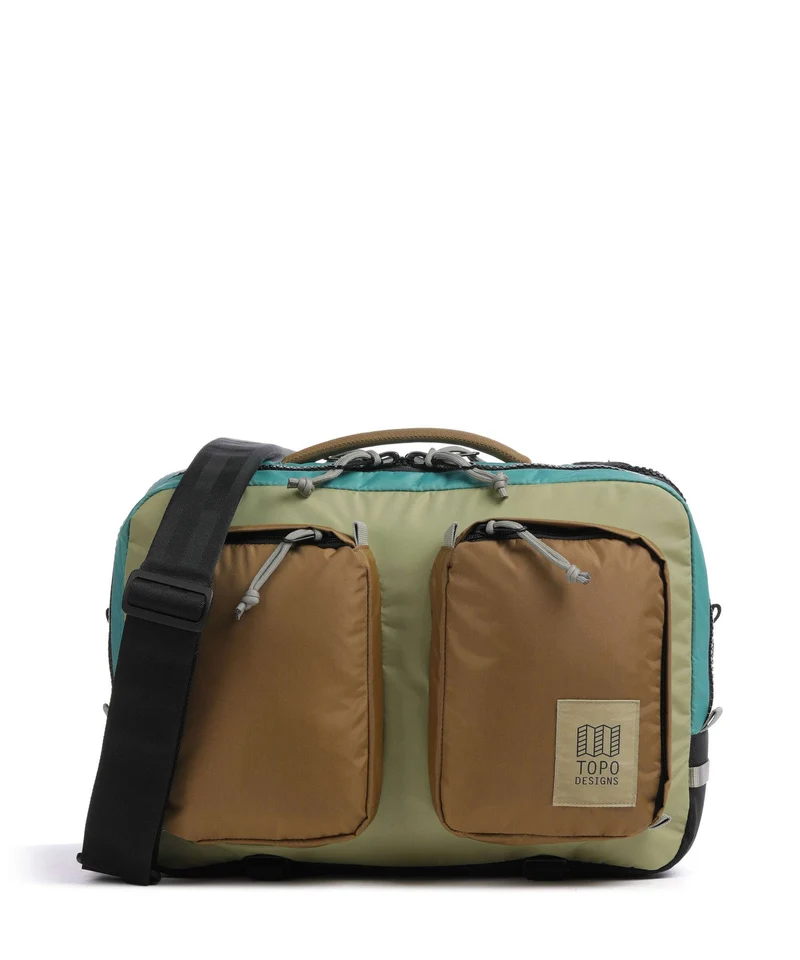 Topo Designs Global Aktentasche caribbean/dark khaki