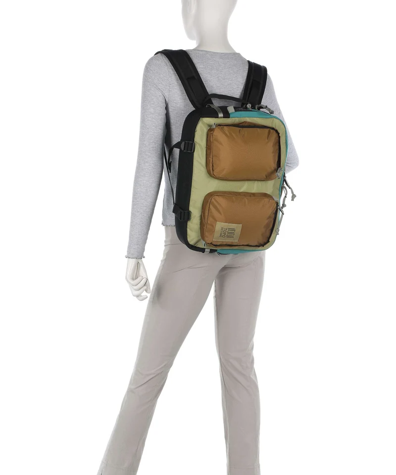 Topo Designs Global Aktentasche caribbean/dark khaki