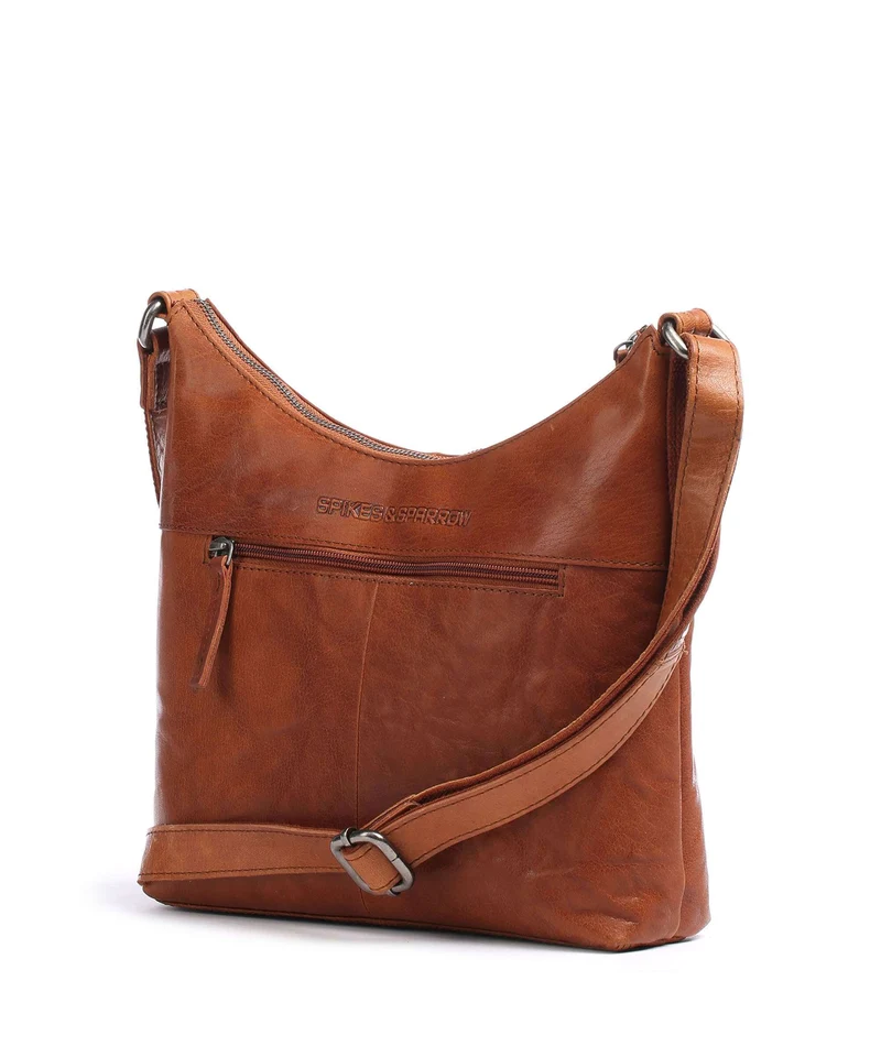Spikes & Sparrow Bronco Beuteltasche brandy