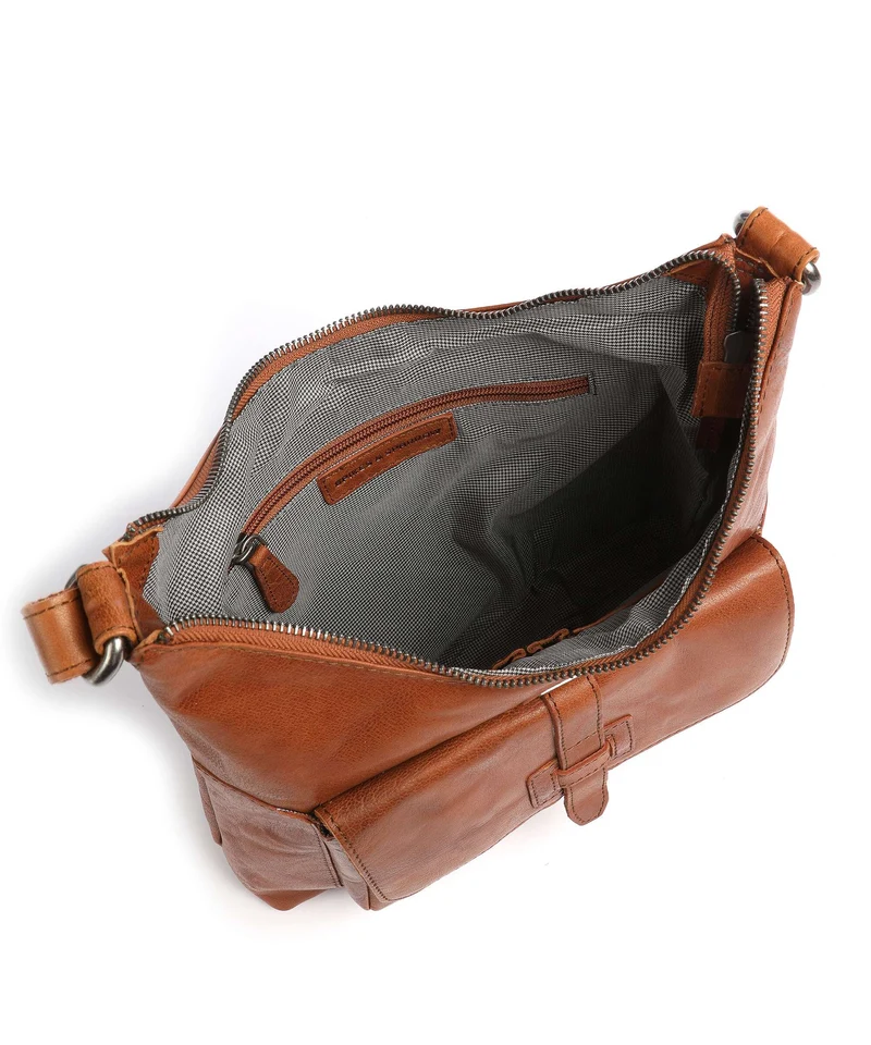 Spikes & Sparrow Bronco Beuteltasche brandy