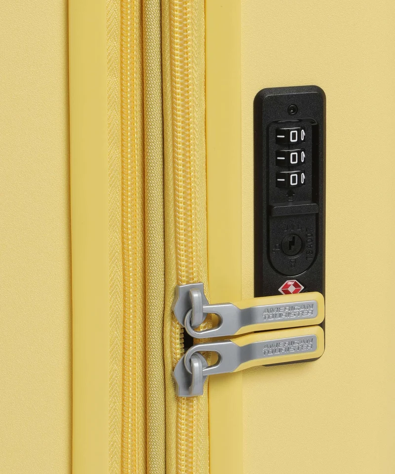 American Tourister Dynabelt 4-Rollen Trolley sunny yellow