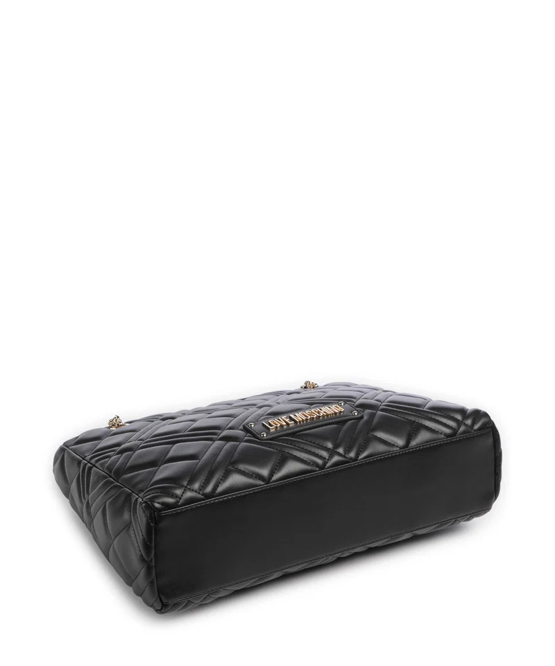 Love Moschino Quilted Shopper black