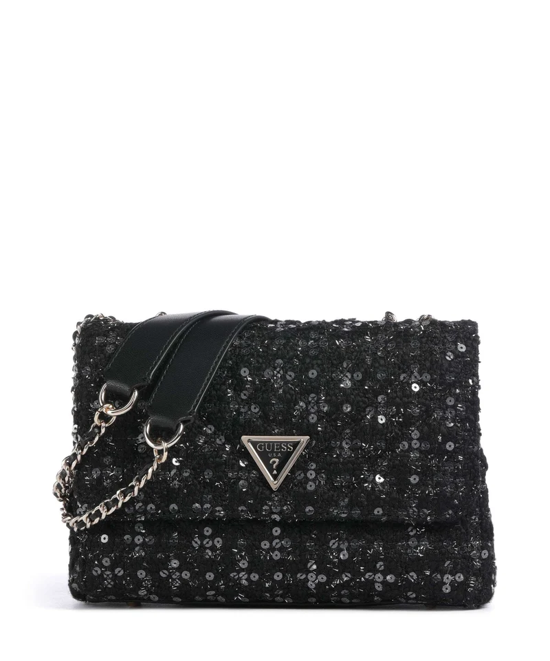 Guess Giully Schultertasche black/grey