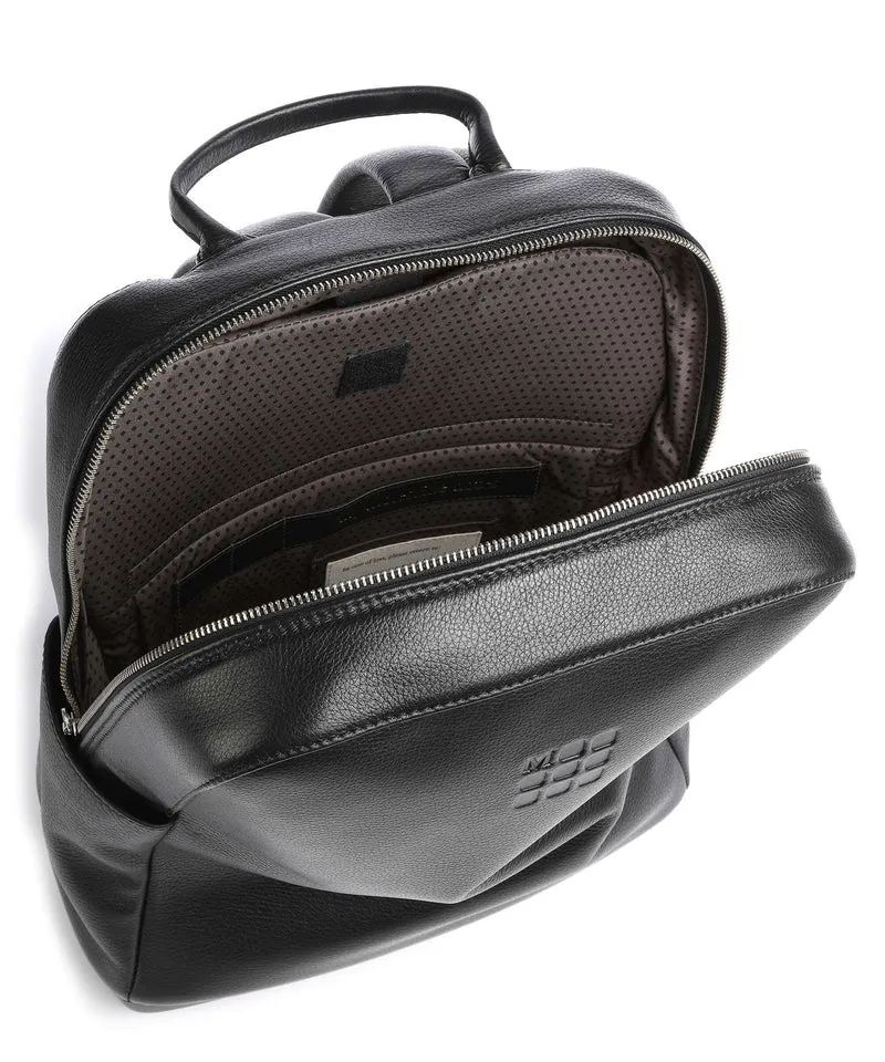 Moleskine Classic Leather Rucksack schwarz