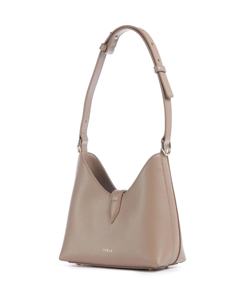 Furla Iride Mini Schultertasche greige