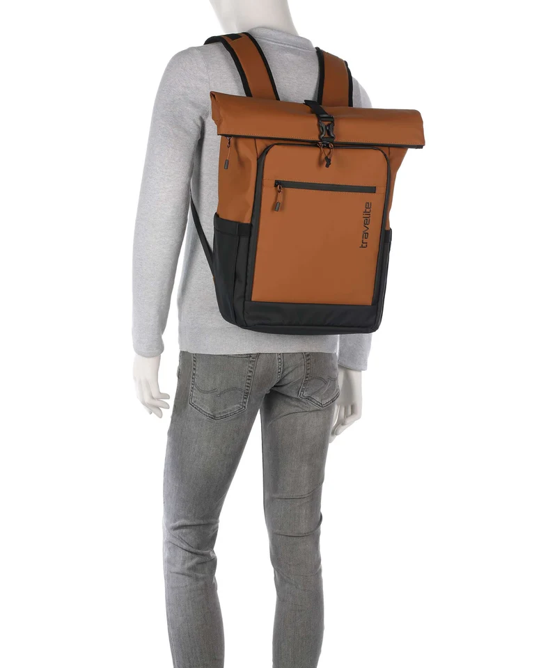 Travelite Briize M Rolltop Rucksack curry