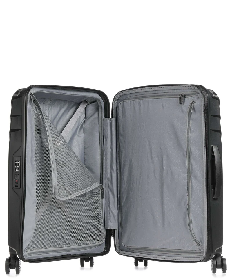 Travelite Elvaa M 4-Rollen Trolley schwarz