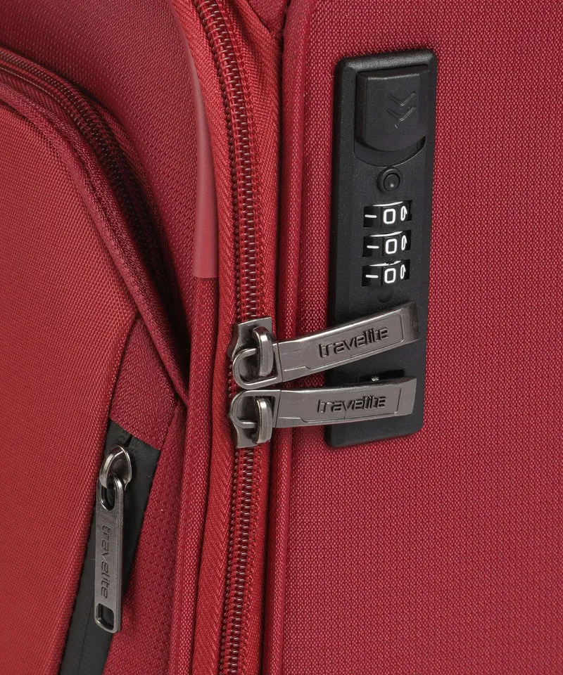 Travelite Cabin Easy 2 2-Rollen Trolley rot