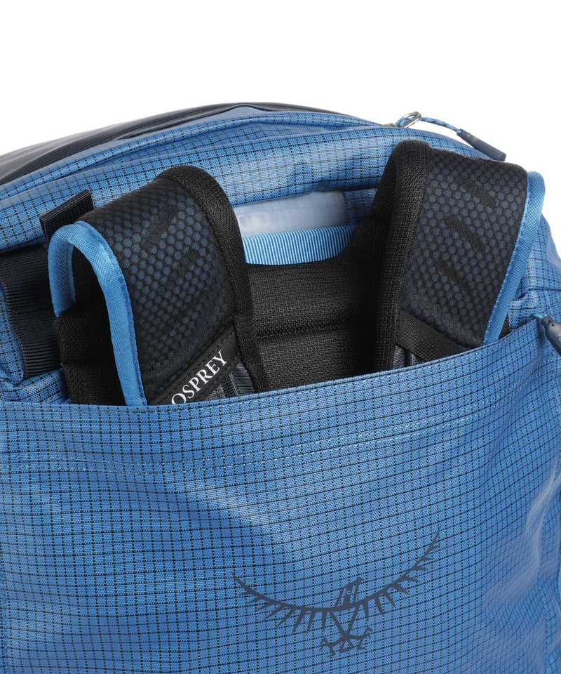 Osprey Transporter 65 Reiserucksack blue flame/scoria blue