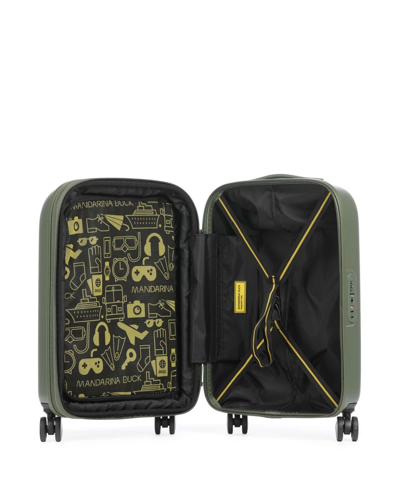 Mandarina Duck Logoduck+ 4-Rollen Trolley pine green