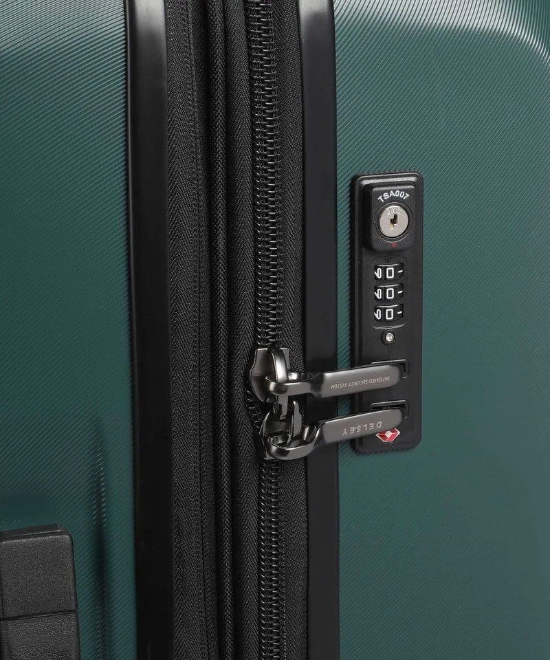 Delsey Paris Promenade Hard 2.0 4-Rollen Trolley gruen