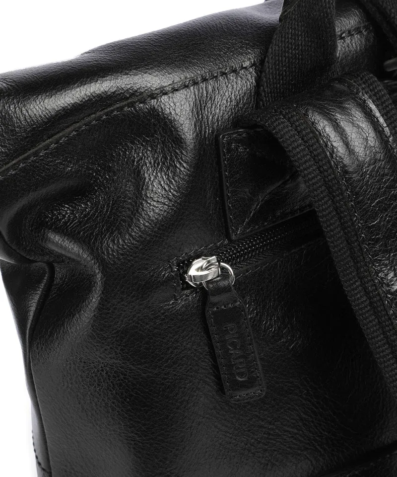 Picard Buddy Rolltop Rucksack schwarz